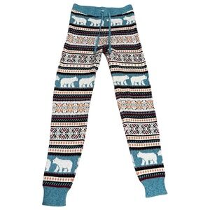 American Eagle Polar Bear Print Lounge Jogger Leggings